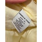 Vanilla Star Jeans Vanilla Star Yellow Linen Blend Ruffle Skort Women's XL Extra Large Shorts Skirt Photo 4