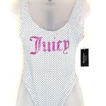 Juicy Couture White Black Polka Dot One Piece Swim Photo 0