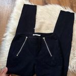 Alexander Wang T by  Stretch Velveteen Leggings Photo 3