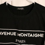 Stylewise Avenue Montaigne

Black Paris T Shirt Soft Small Medium Tee Photo 1