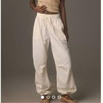 Anthropologie  Moon River Drawstring Pants Cream Size L NEW Photo 1