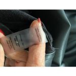 Dolce Cabo Black Faux Leather Women Oversized Top Sz M Size M Photo 5