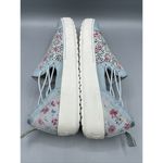 Jambu  Erin Shoes Womens 9.5 Slip‎ On Blue Floral Leather Comfort Casual Photo 6