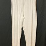 Marc Ware Hot Cotton Linen Cream Ivory White Pull On Casual Crop Capri Pants Size XL Photo 5