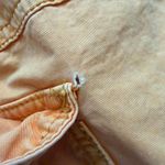 Free People The Thing Is Low Rise Utility Pants Cotton Orange Women's Size 12 Photo 4