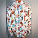 Cider  Multicolor Patterned Sweater with Cream Cowl Photo 2