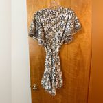 Max Studio  Wrap Dress Floral Print Prairie Boho Peasant Cottagecore NWT Medium Photo 13