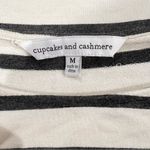Cupcakes and Cashmere Everest Stretch Knit Striped Side Knot Dress Womens Medium Photo 4