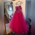 Pink Ball Gown Size 12 Photo 7