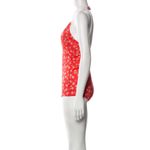 Malia Mills maillot one piece red floral white interchangeable straps NEW Size 2 Photo 1