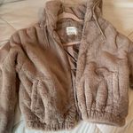 Berksha Pink Cropped Fur Coat  Photo 4
