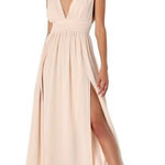 Lulus Heavenly Hues Cream Maxi Dress NWT Photo 0