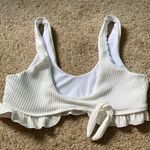 SheIn White Bathing Suit Top Photo 4