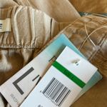 Per Se NWT  Linen Blend Crop Drawstring Comfort Crop Pant Pants Khaki Photo 4