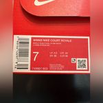 Nike  court royale Women’s size 7 NWB Color Barely Rose/ Stone White Photo 8