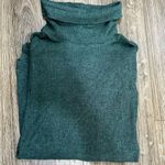 American Eagle  Teal Ribbed Turtleneck Sweater Photo 1