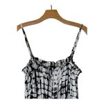 Vince Camuto  Black And‎ White Tie Dye Sleeveless Jumpsuit Size M Photo 5