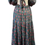 Saylor  Floral Cotton Annaleise Maxi Dress Boho Resort Wear– XS Photo 4