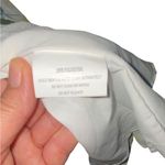 Hello Molly Double Text yellow green multi leaf Ruffle milkmaid Mini dress sz L Photo 7