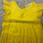 La Ven Boutique Lara Dress Maxi Dress Cap Sleeve Ruffle Casual Size M. B27 Yellow Size M Photo 8