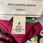 Moulinette Soeurs  Dress Womens Size 8 Black Floral Tiered Scoop Neck Bohemian Photo 6