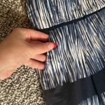 Banana Republic  Blue Striped A Line Skirt Size Small Photo 30