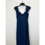 Lulus NEW Magical Magnetism Navy Blue Off the Shoulder Maxi Dress Formal Medium Photo 7