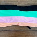 Beach Riot Block Striped Bikini Bandeau Top Photo 0