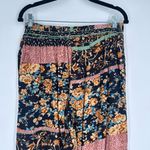 Jaase Boho Wide Leg Pants Size Large Flowy Cottagecore Rayon Hippie Romantic Photo 7