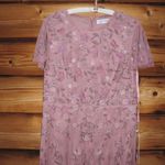 Mac Duggal 9212 Embellished High Neck Cap Sleeve A Line Dress Pink 12 Photo 7