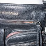 Montana West Black Crossbody Bag w/ Colorful Woven Strap • NWT Photo 3