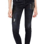 Maje  Black Low Rise Slim Skinny Ankle Jeans Photo 0