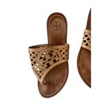 Tory Burch  Tan Leather Logo Sandals Size 7 Photo 3
