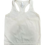 Athleta Momentum Seamless Racerback Tank Ribbed Shimmer Gold Active Top Sz M Photo 0