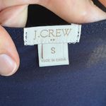 J.Crew Women's Blue Floral Cap Sleeve Top Size S Photo 4