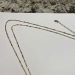 Loft Woman’s Signed Gold Tone with Multi Color Dangle Chain Necklace Photo 9