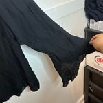 Nicole Miller  Atelier Black Silk Bell Sleeve Blouse Photo 4