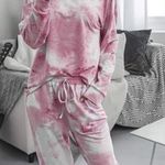 Pink Tie Dye Jogger Set Photo 0