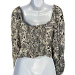 ASTR  The Label York Square Neck Long Sleeve Print Top‎ Photo 5