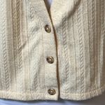 Saylor  Slouchy Oversized cropped cable knit cardigan Sweater Top Size XS Photo 2