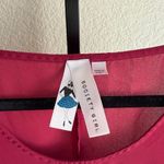 Women’s XL Burgundy Red Lace Bell Sleeve Blouse Flowy Tunic Top Romantic Chic Photo 4