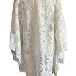 Gipsy Queen Boho Butterfly Sleeve Lacey Tassel Dress/top Ivory Fairy Whimsy L/XL White Photo 1