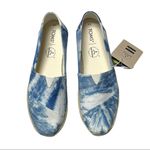 Toms NEW  Alpargata Rope Tie-Dye Slip On Flats size 8 Blue Photo 2