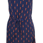 Merona Navy Seahorse Sundress Size XS Seahorse Nautical Mini Dress Photo 0