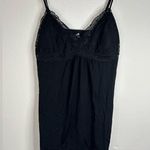 Jaclyn Smith Jacqueline Smith Black Lace Trim Slip Dress - Size Small Photo 2