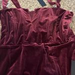 Lulus NWT Purple Velvet Sleeveless Side Slit Formal Dress Photo 9