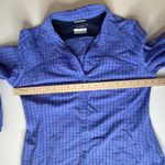 Columbia  Omni Shade Sun Protection Plaid Button Down Shirt Large Outdoors Hiking Photo 8