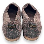 Toms   Ballet Flats Womens Shoes Sz 6 Brown & Black Animal Print Fabric Slip On Photo 2