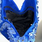 Blue Floral Embellished Women's Bag Photo 2