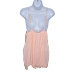 Victoria's Secret  Pleated Teddy Babydoll Pink Lingerie Night Dress L Photo 2